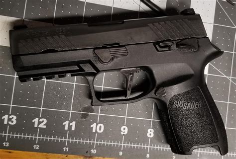 The Sig Sauer P320 Nitron Compact Manual Safety Massachusetts Compliant offers a smooth, crisp trigger to make any shooter more accurate, an intuitive, 3-point takedown and unmatched modularity to fit any shooter and any situation. . Installing manual safety on sig p320